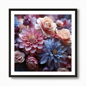 Bouquet Of Flowers Art Print