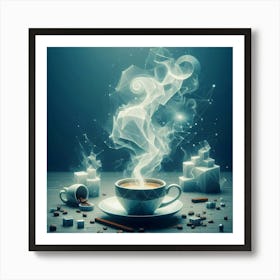 Coffee - Coffee Stock Videos & Royalty-Free Footage Art Print