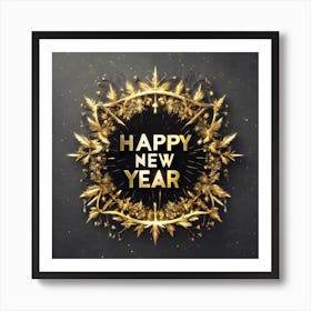 Happy New Year 30 Art Print