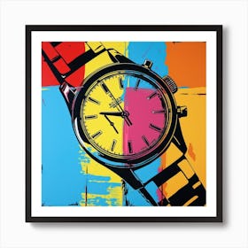 Watches Pop Art 3 Art Print