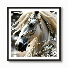 Creative Horse Beauty Illustration Nr 185 Art Print