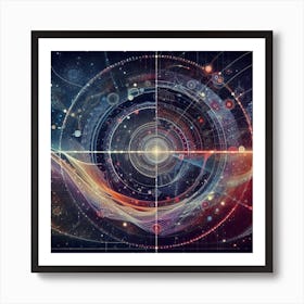 if the universe was one-dimensional 2 Art Print