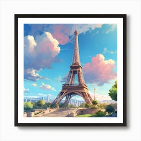 Eiffel Tower 1 Art Print