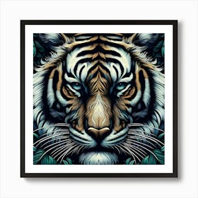 Majestic Tiger: Strength, Beauty, Wilderness Art Print