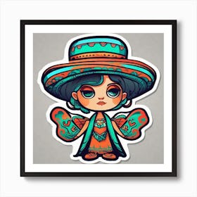 Mexican Girl 34 Art Print