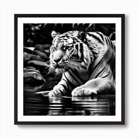 White Tiger 7 Art Print