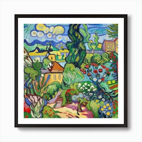 In The Garden van gogh wall art 2 Art Print