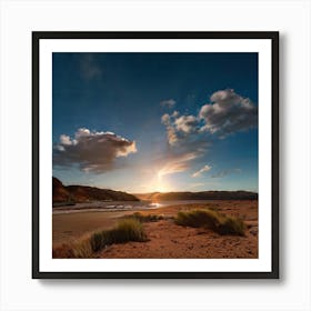 Desert Shore Art Print