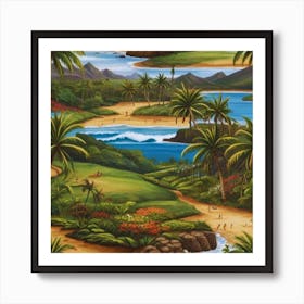 Hawaiian Beach 13 Art Print