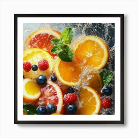 Citrus Fruits 1 Art Print