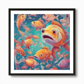 Fishes 1 Art Print