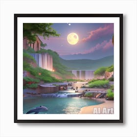 Hawaiian Landscape Art Print