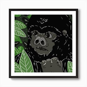 Gorila Art Print
