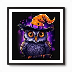 Witch Owl Art Print