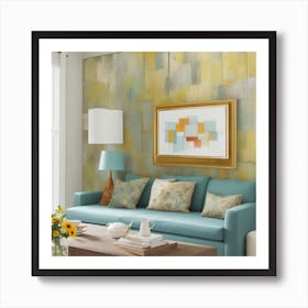 Shabby Chic Living Room Art Print