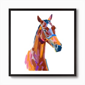 Thoroughbred Horse 02 Art Print