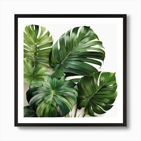 Tropical Leaves Poster