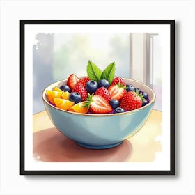 Fruit Bowl Art Print