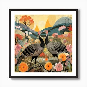 Bird In Nature Turkey 2 Art Print