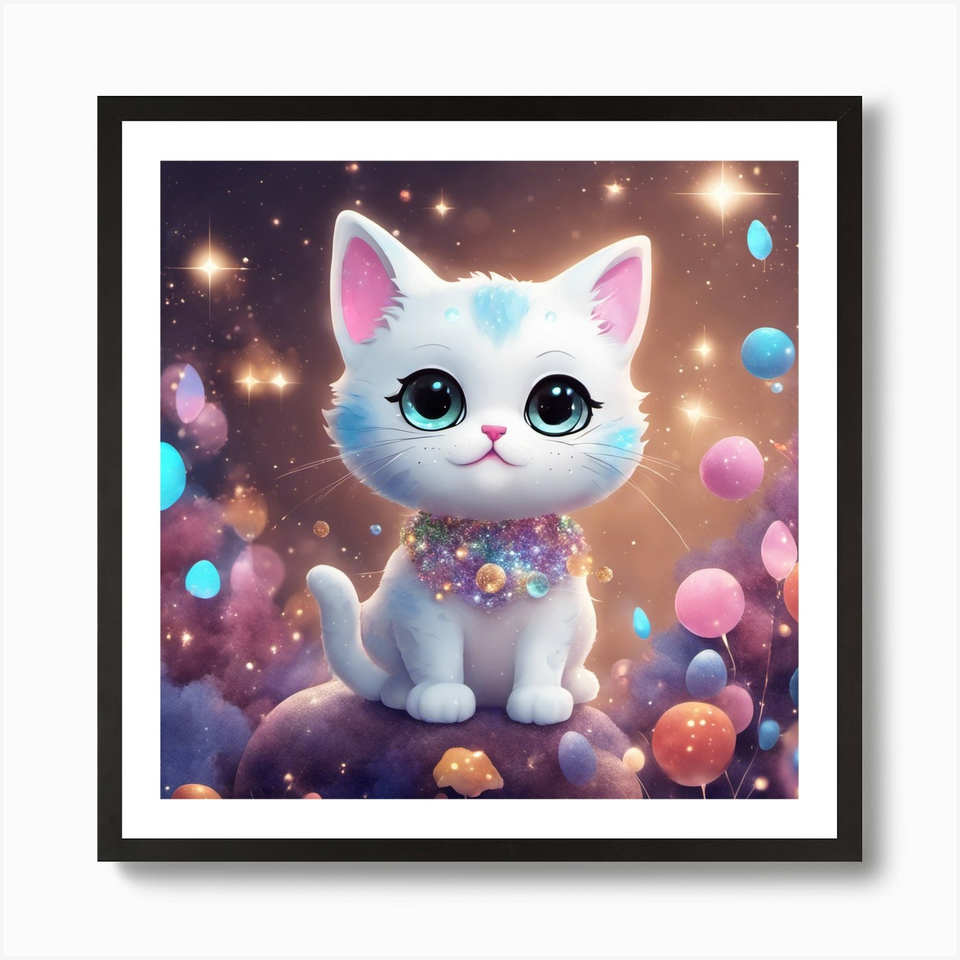 Low Cost - Cute Cat - digital art – Artsquarenft