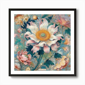 Anemone Flower Art Print