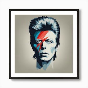 The one and only David Bowie Art Print