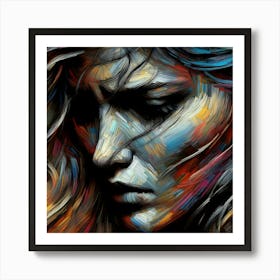 Abstract Of A Woman 9 Poster