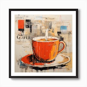 Coffee Cup Of The Day Art Print