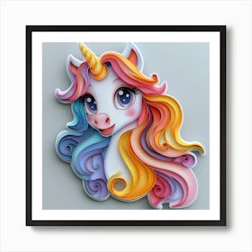 Unicorn 509 Art Print