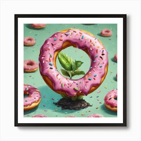 Donut Plant Art Print (2) Art Print