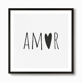 Amor - 01bw Art Print