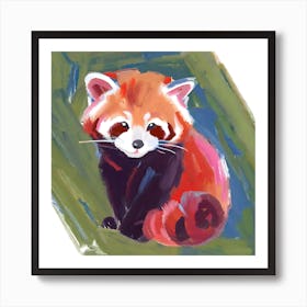 Red Panda 04 Art Print