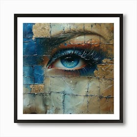 Blue Eyes 1 Art Print