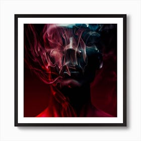 Smoke And Fire Art Print