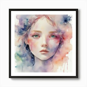 Watercolor Painting Art Print