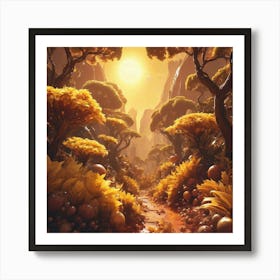 Path Through The Forest Art Print