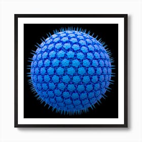 Spicky Virus Particle Type 6 Art Print