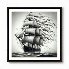 Sailing Ship Poster