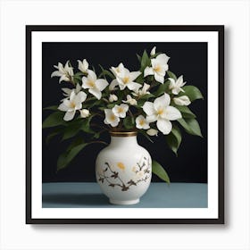 Jasmine In A Vase 1 Art Print