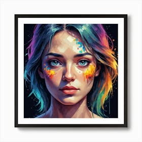 Pixel Art Art Print