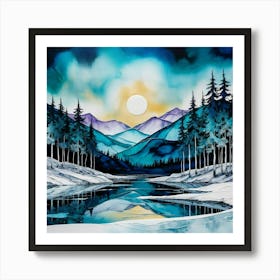 Winter Wonderland 3 Art Print