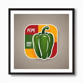 Pepe logo Art Print