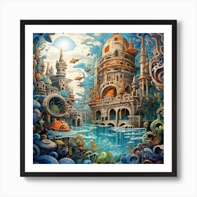 City Under The Sea Art Print