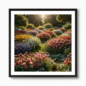 Garden Of Flowers 2 Art Print