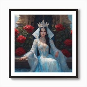 Queen Of Roses Art Print