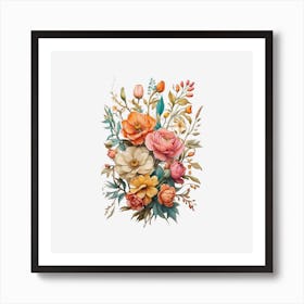 Flowers In A Vase 2 Art Print