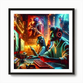 Future Gaming Art Print