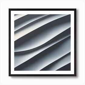 Abstract Wavy Pattern 11 Art Print