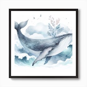 Whale 2 Art Print