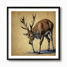 Deer! 11 Art Print